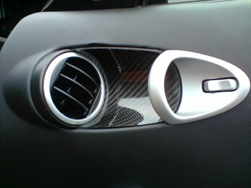 Real carbon inserts door - real,