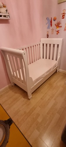 Sleigh cot bed with drawer - sleigh,