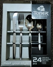 Toner Stainless Steel 24 Piece