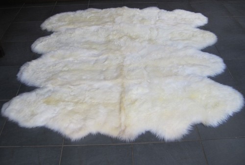 Genuine sheepskin rug luxury - sheepskin,