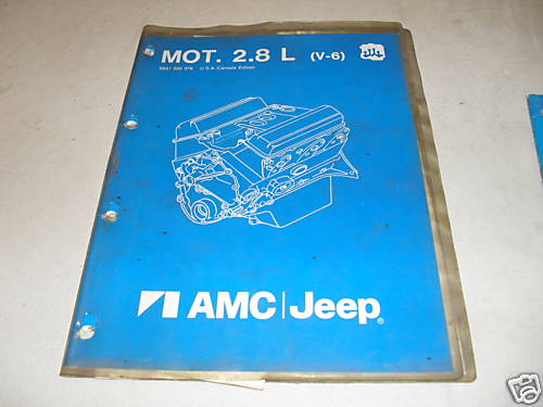 1983 amc jeep 6cyl engine - 2.8l,