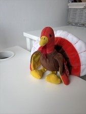 Ty Beanie Baby Gobbles the Turkey Collectable Plush Toy
