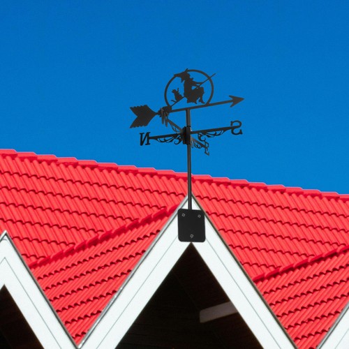 Garden metal witch - witch, weathervane