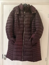 Burgundy Joules Puffer Coat