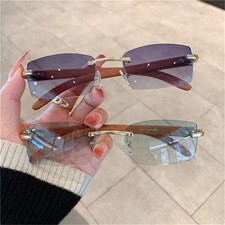 UV400 Punk Sunglasses Gradient Frameless Eyewear  for Women & Men