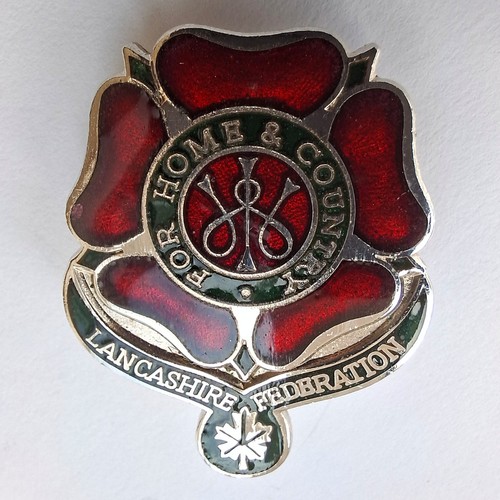 Vintage lancashire badge - lancashire,