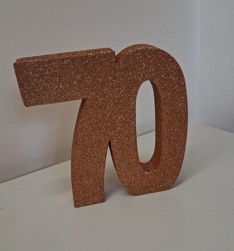 Glitter gold 70th birthday - glitter,
