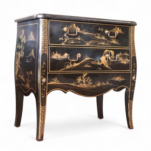 Vintage chinoiserie black - chinoiserie,