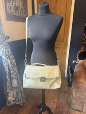 Hobbs Cream Leather Crossbody