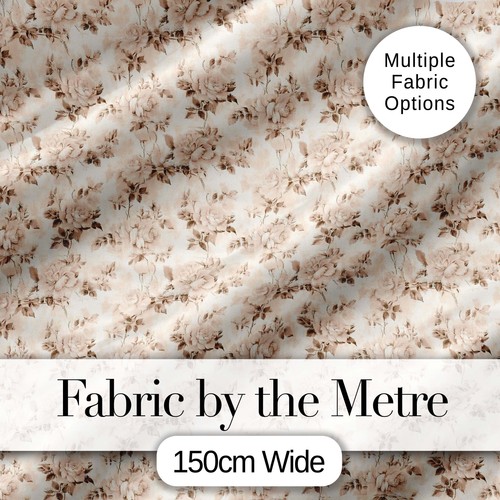 Shabby chic beige rose floral - beige,