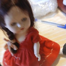 Sarold Doll Porcelain  Face Very Sweet Small Good Condition