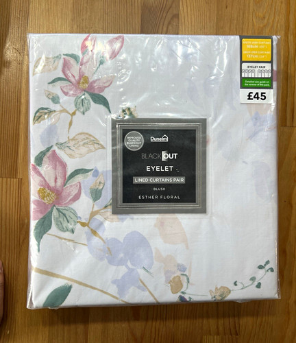 Dunelm esther floral blackout - floral,