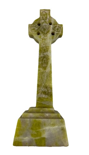 Connemara marble celtic cross - marble,