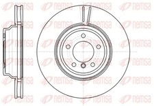 2x Brake disc Front Axle