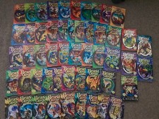 individual Beast Quest books 1 - 50 plus others with collectors cards, 2007-2011