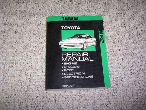 1989 toyota mr2 - 1989, factory