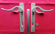 2 x Pairs of white Door Handles for Patio/french doors ( 4 handles)