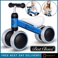 Baby balance bike blue kids - baby,