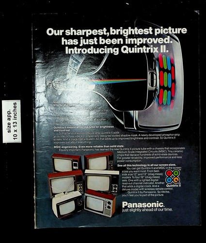 1976 panasonic quintrix - 1976,