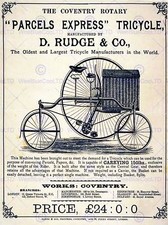 Advert rudge tricycle vintage - advert,