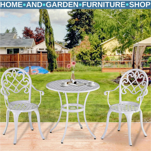 Piece garden bistro set with - piece,