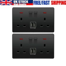 2PCS Double Wall Plug Socket 2