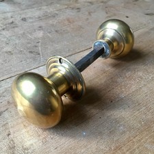 Pair Of Brass Door Knobs