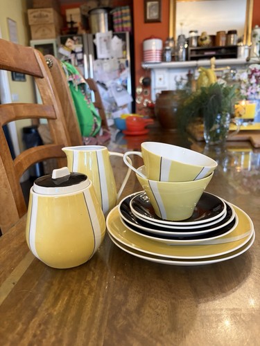 Yellow tea set for - set,