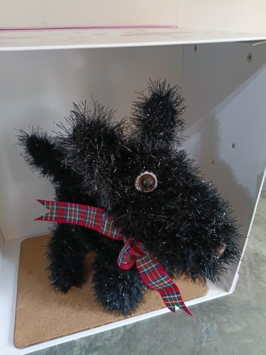 Scottie hand knitted soft toy - knitted,