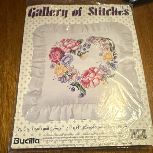 Bucilla stamped cross stitch - bucilla,