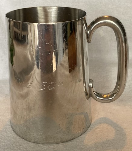 Vintage pint pewter tankard - pint,