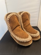 Mou 18 shearling suede boots