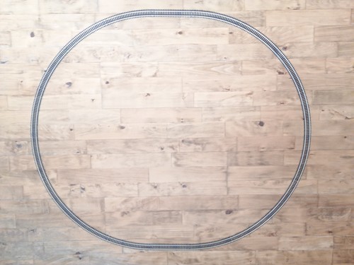 Hornby oval track layout 3rd - track,
