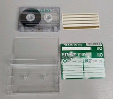 Maxell Metal CD 110 Type IV Metal Position Cassette Tape X 4