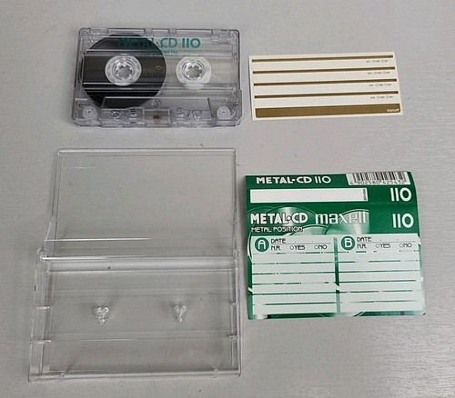 Maxell metal 110 type - metal, cd