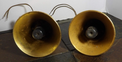 Pair horn speakers untested - pair,