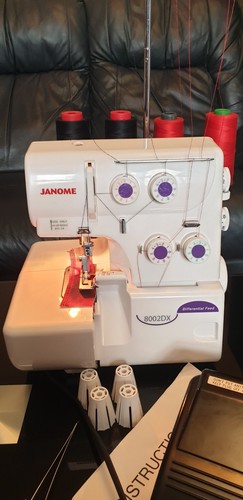 Janome 8002dx overlocker - janome,