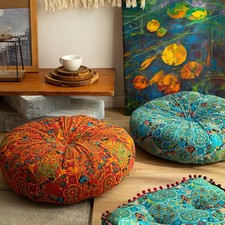 Round Boho Tatami Floor