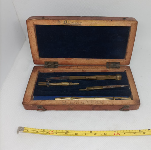 Vintage wooden boxed drawing - vintage,