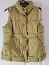 Joules Size 10 Lime Padded Gilet, Cotton lined, Pockets, Zip/Poppers, OTHER