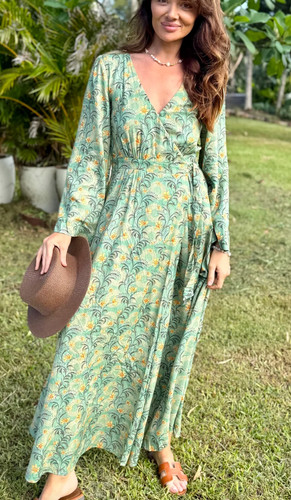 Tigerlily maxi wrap dress - tigerlily,