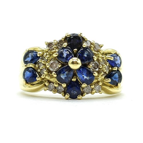 Jewelry ring sapphire - ring, 1.87ct