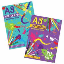 2 x A3 Sketch Pad 30 Sheets