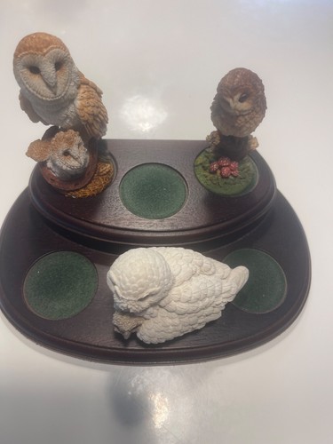 Royal doulton owls with - royal, 3