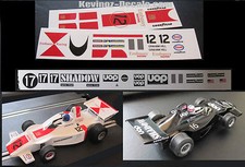 1/32 Scale Decals for Scalextric Shadow DN1 cars - 3 Variations
