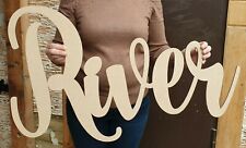 Personalised Wooden Name Large