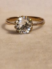 Vintage 9ct rolled - gold, ring