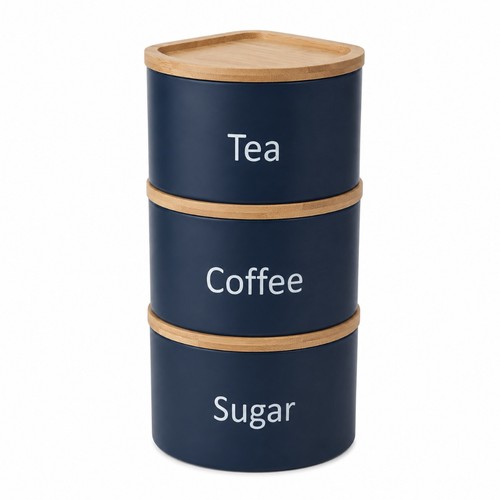Stackable canister set 3 - canister,