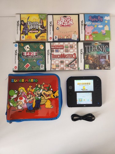 Nintendo 2ds blue black - nintendo,