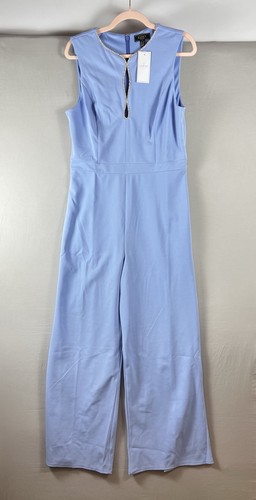 Lipsy baby blue jumpsuit size - lipsy,